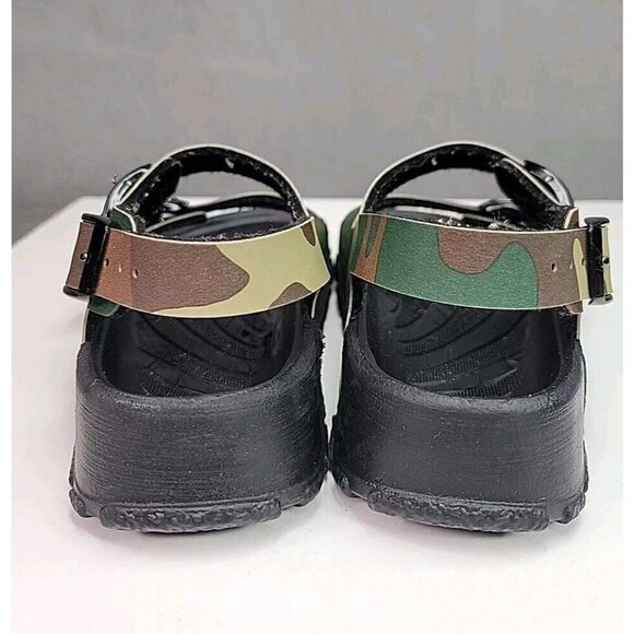 Birki’s Birkenstock Camouflage Sandals Kids Size 28 (10 - 10.5) Camo Green Brown - Picture 4 of 12